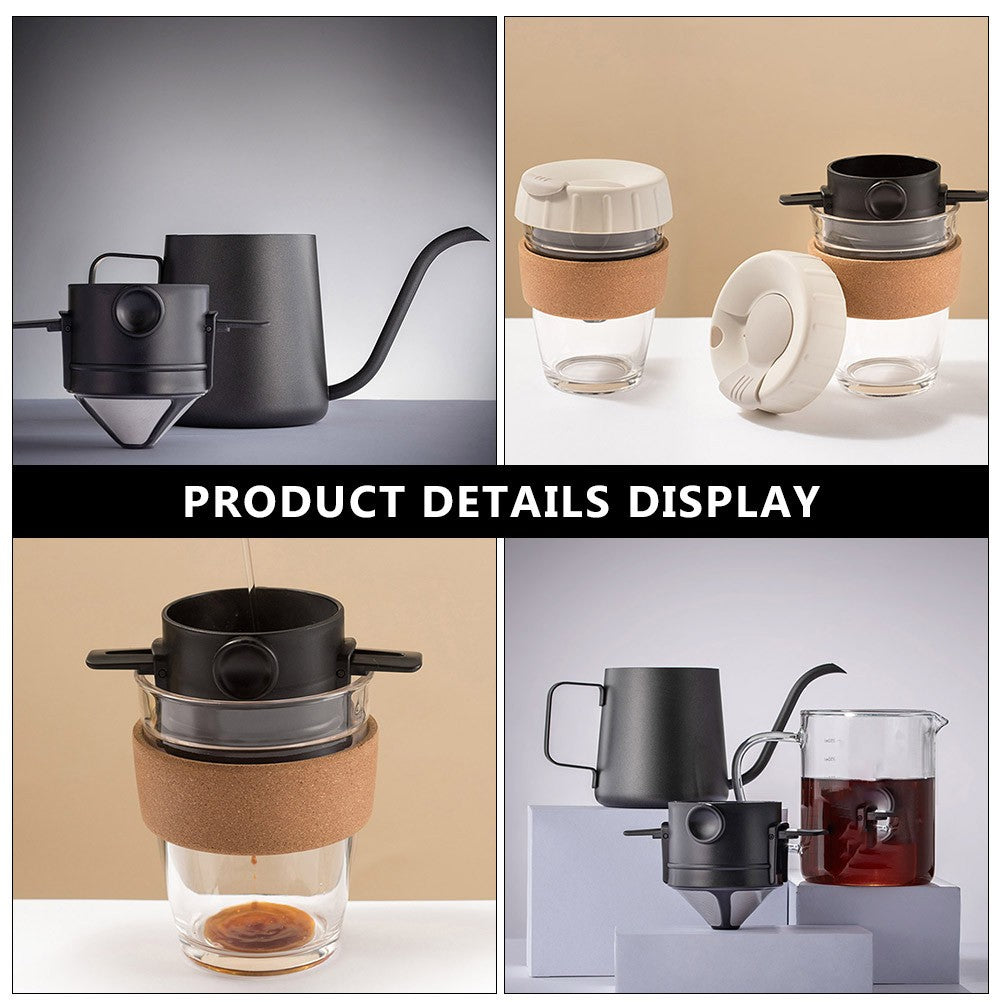 Metal Coffee Strainer Portable Maker Single Cup Drip — product photo 10 of 12
