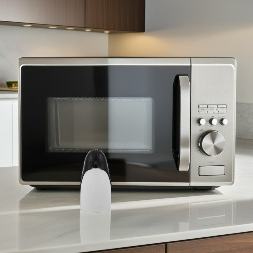 Microwave Steam Cleaner Cute with Penguin Shape — product photo 4 of 12