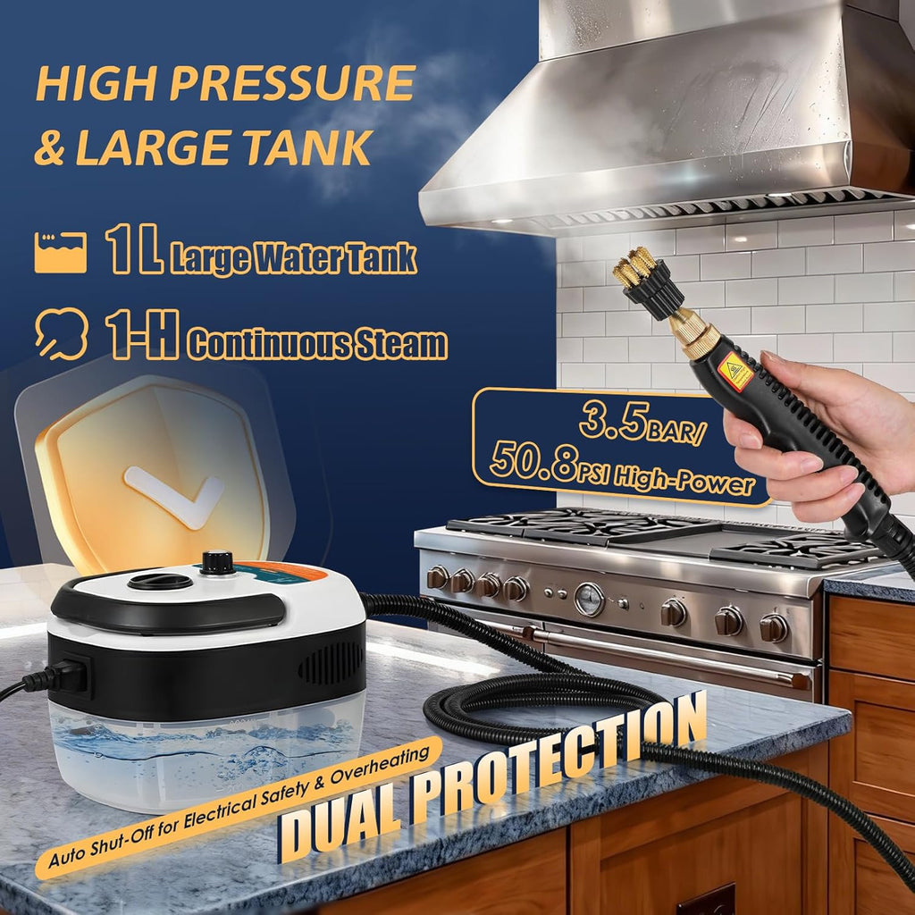 2500W Handheld Steam Cleaner — product photo 4 of 7