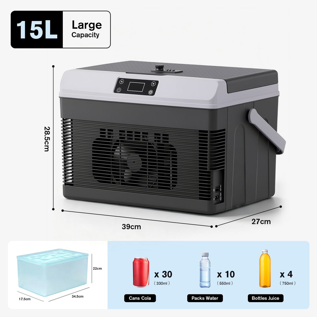 15L Portable Car Fridge Cooler & Warmer — product photo 7 of 7