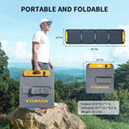 VTOMAN VS200 200W 19V Portable Solar Panel for — product photo 4 of 7