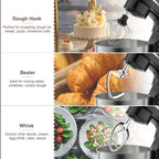 Stand Mixer 1500W 6L 10 Speeds & Tilt-Head