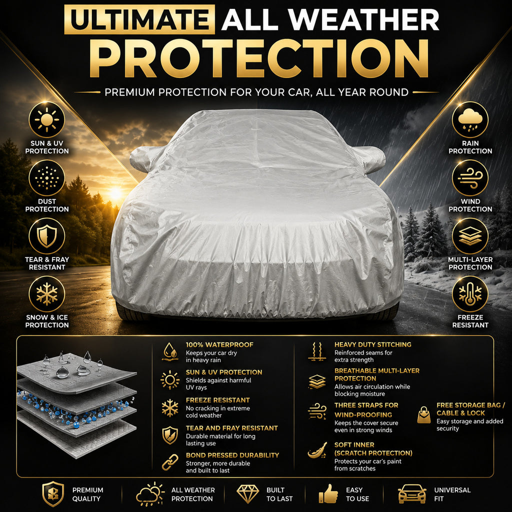 Custom Fit Waterproof Car Cover for 2016-2026 Alfa — product photo 7 of 8