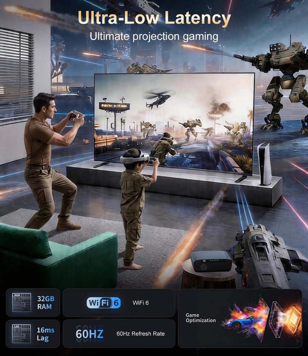4K Google TV Projector