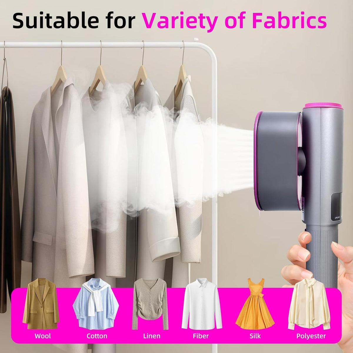 Handheld Steamer for Clothes — product photo 2 of 7