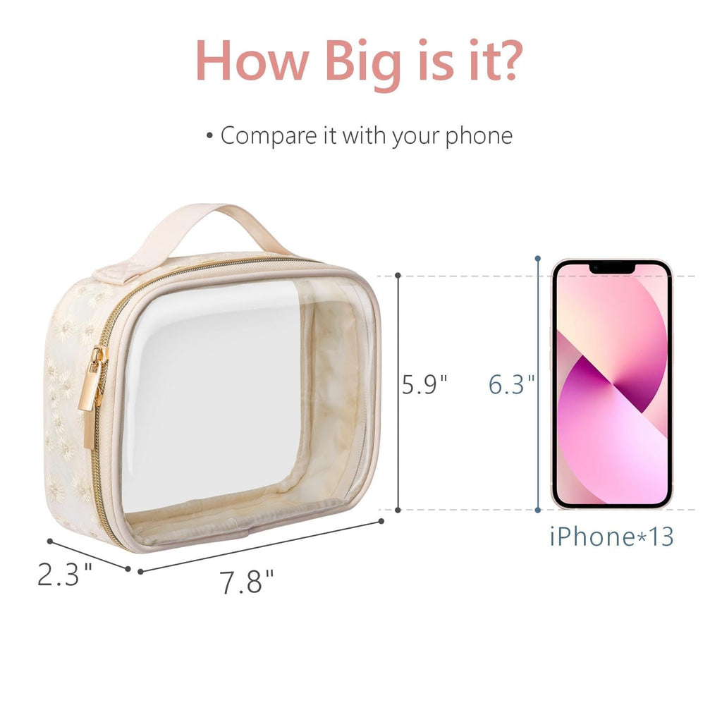 Clear Makeup Bag Travel — product photo 4 of 8