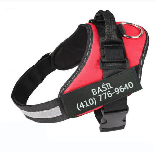 Personalized Dog Harness NO PULL Reflective Breathable Puppy