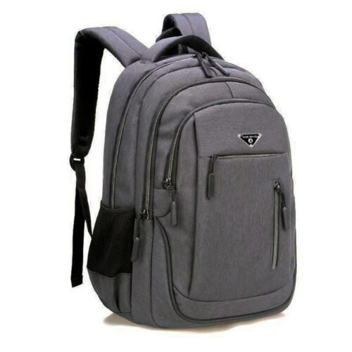 Waterproof Backpack Mens Laptop Schoolbag Business Travel Shoulders