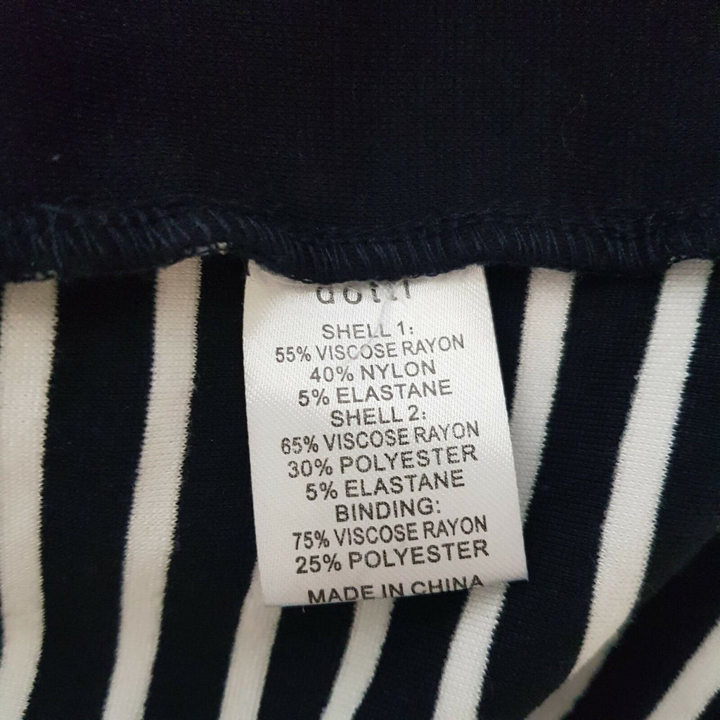 DOTTI Striped T-Shirt Dress Casual Ladies Wear Short — product photo 9 of 12