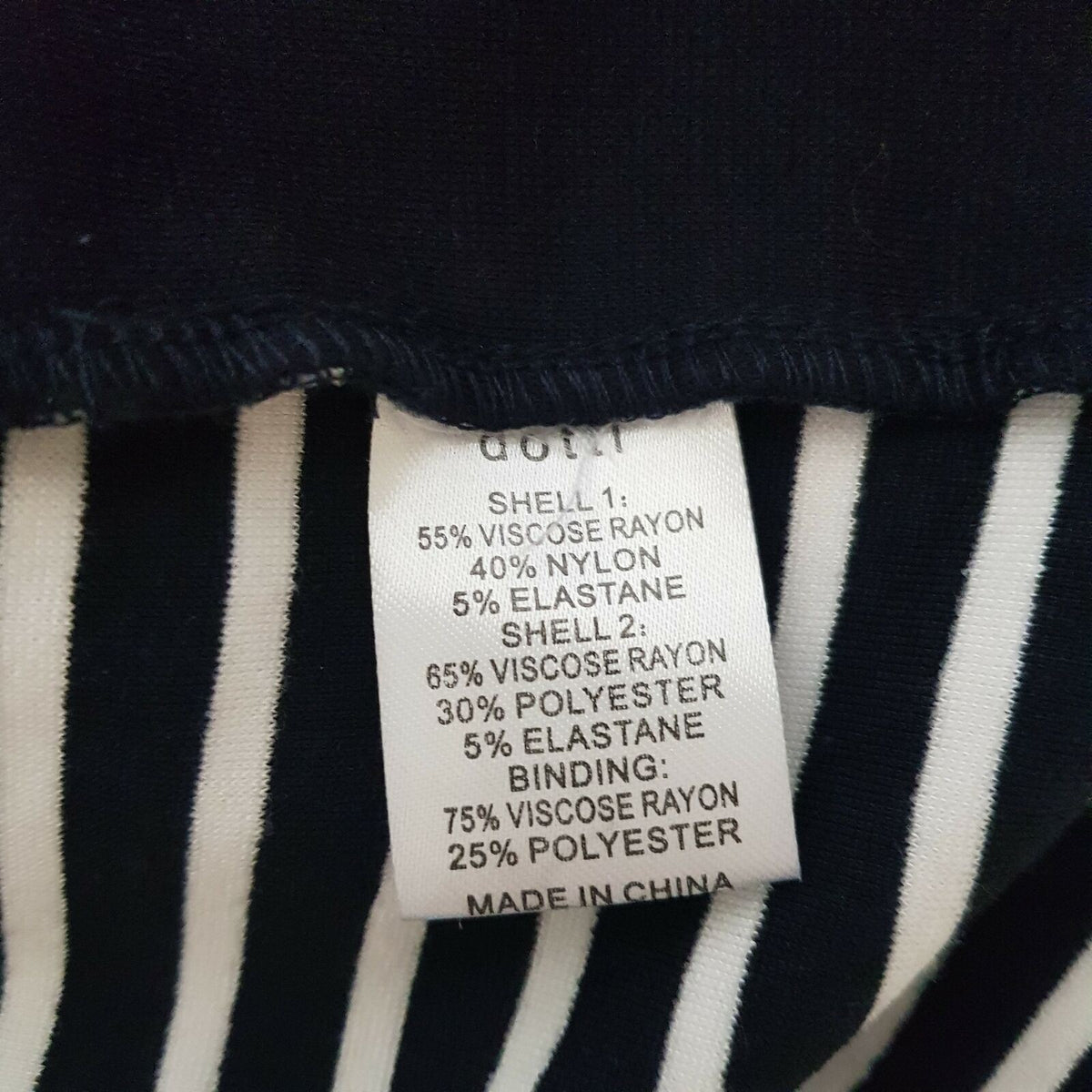 DOTTI Striped T-Shirt Dress Casual Ladies Wear Short — product photo 9 of 12