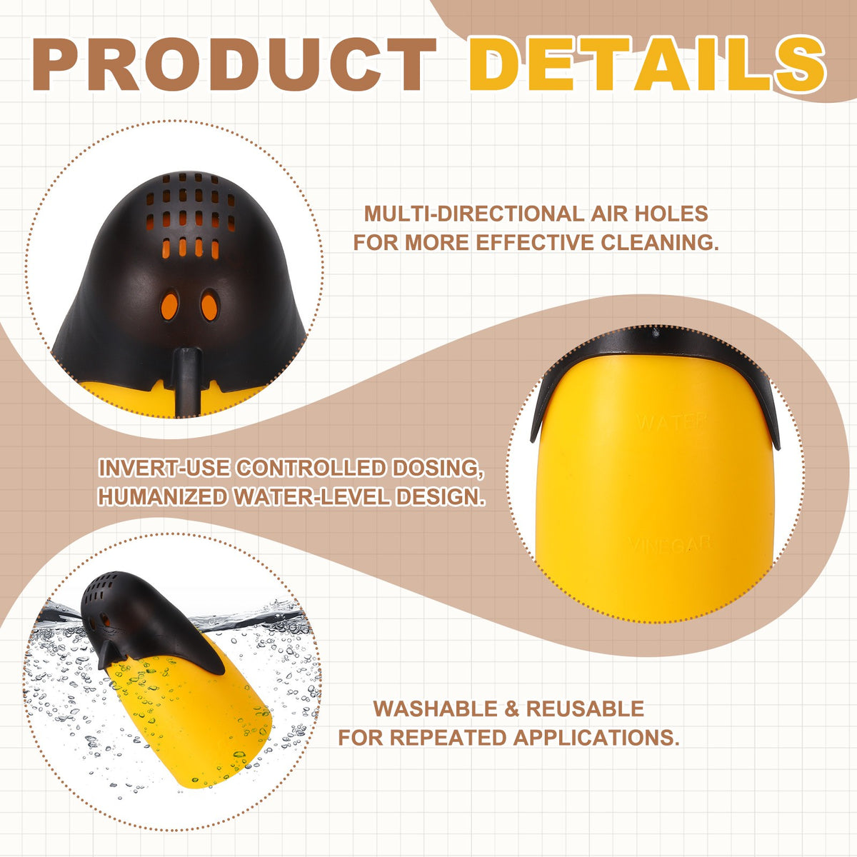 2pcs Microwave Steam Cleaner — product photo 3 of 7