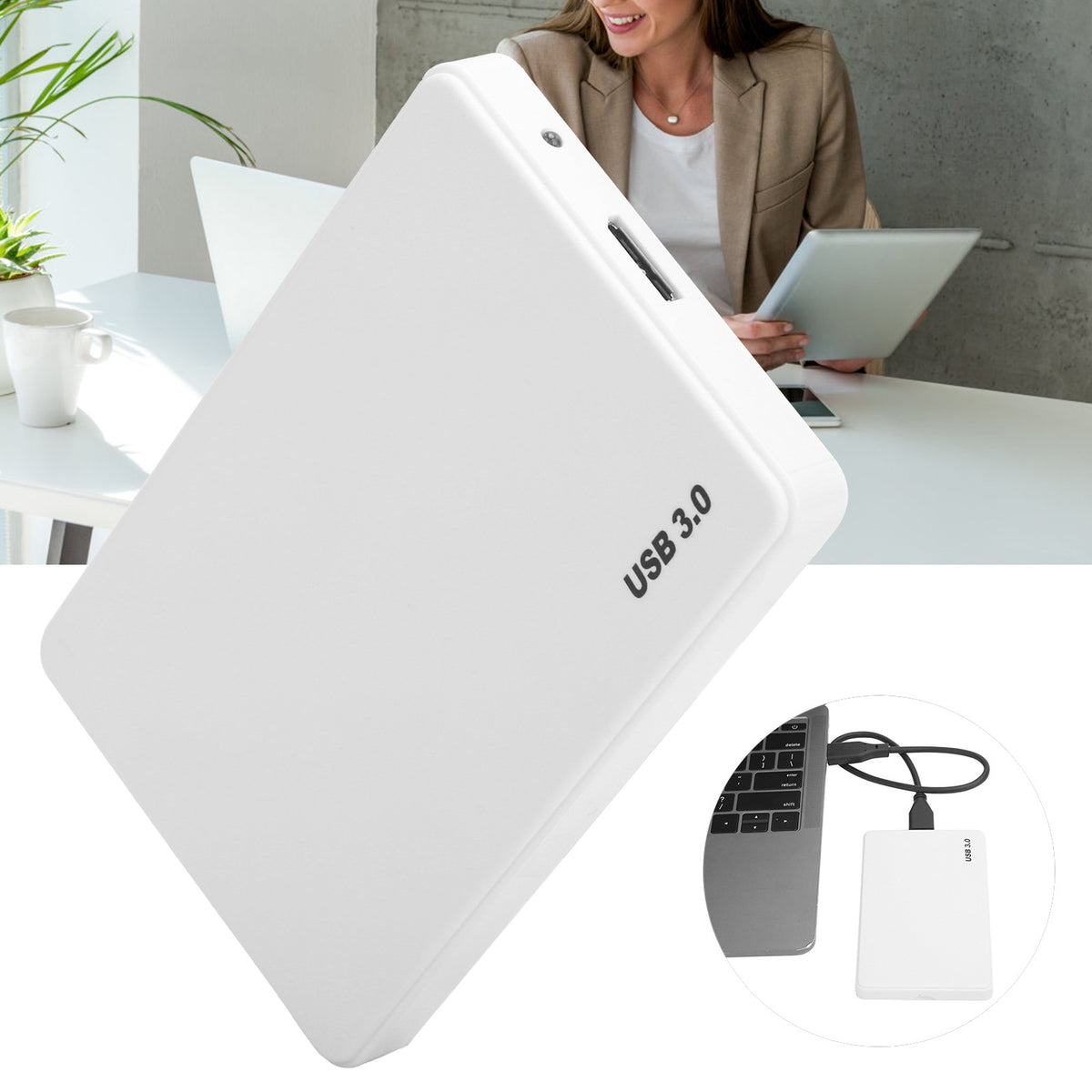 Portable Hard Drive Compact Storage For Desktop Laptop — product photo 2 of 7