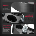 (4) 1" 5x115 Hubcentric Wheel Spacers 14x1.5 Studs — product photo 10 of 11