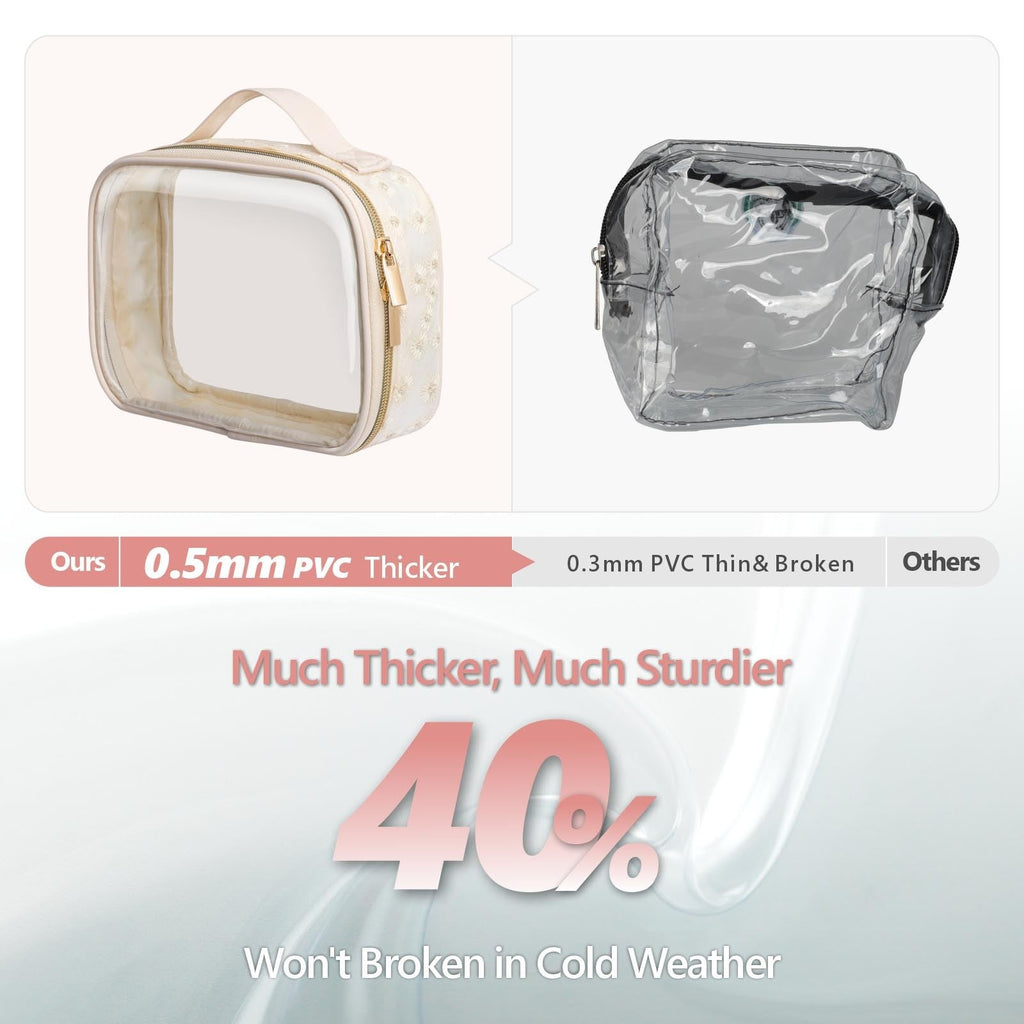 Clear Makeup Bag Travel — product photo 7 of 8