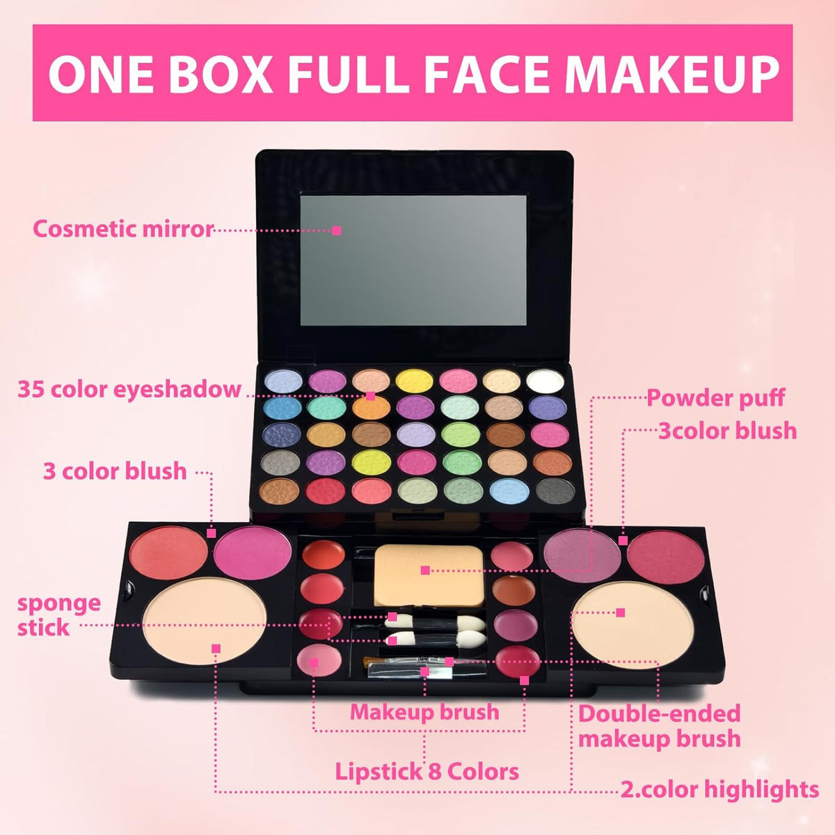 Makeup Gift Set Travel Makeup Kit — product photo 3 of 12