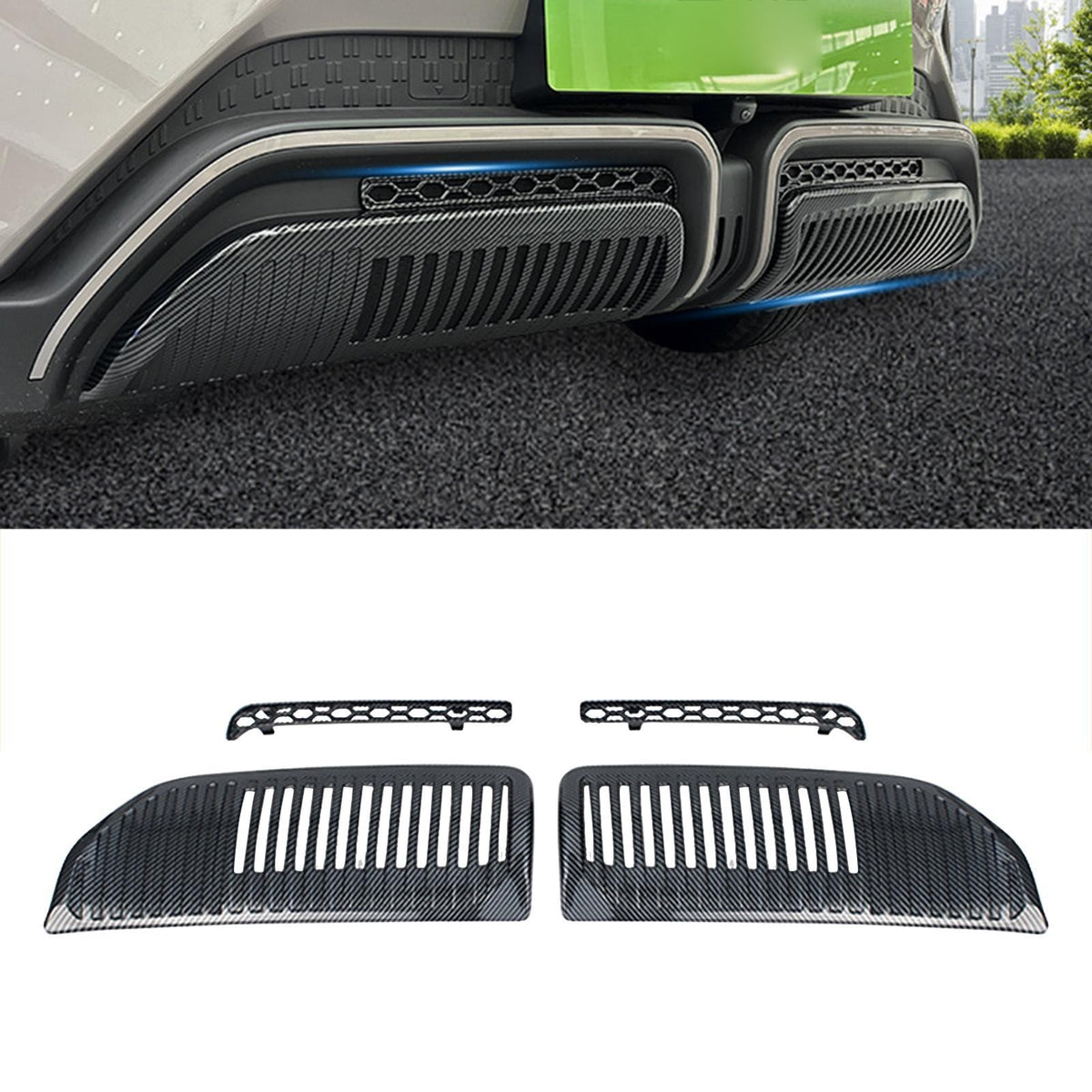 4x Front Lower Grille Insert Mesh Directly Replace — main product photo