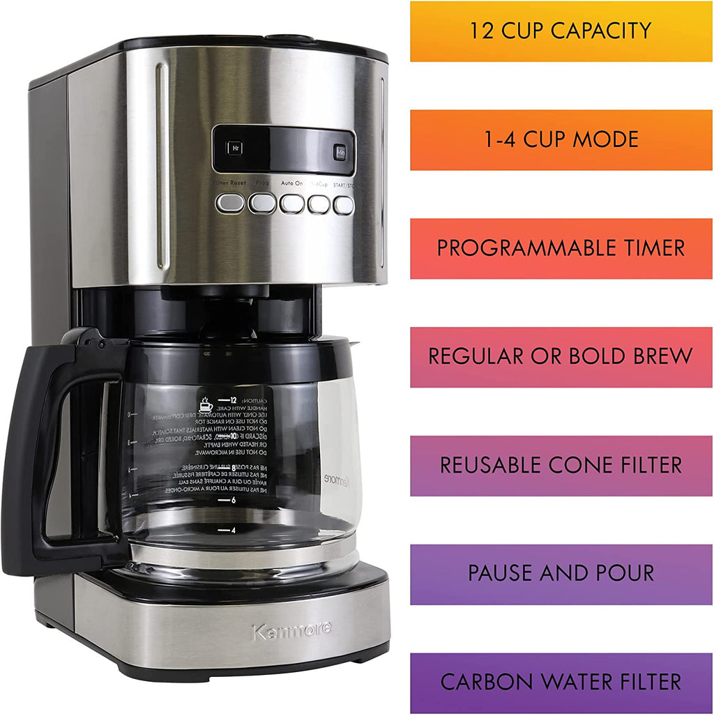 Kenmore 12 Cup Drip Coffee Maker — product photo 4 of 12
