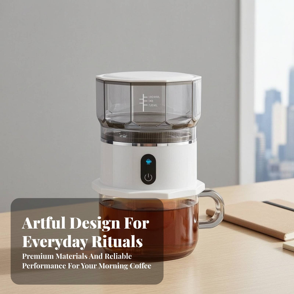 Mini Coffee Maker with Cup Portable Appliance Compact — product photo 7 of 10