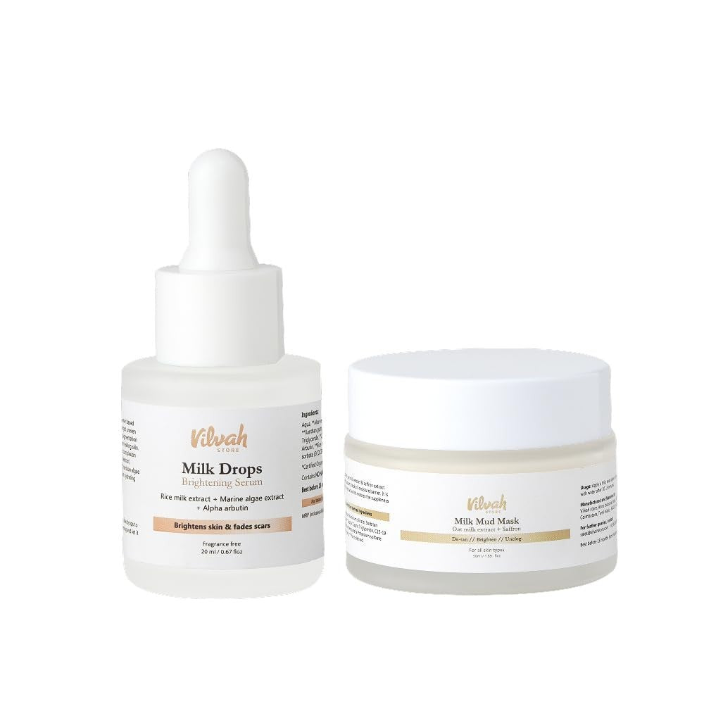 Vilvah Milk Face Combo DeTan Serum 20ml Mud — main product photo